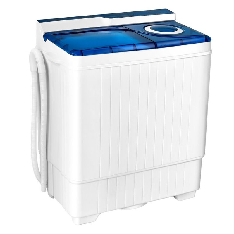 COSTWAY 26 lb Twin Tub with Drain Pump washer